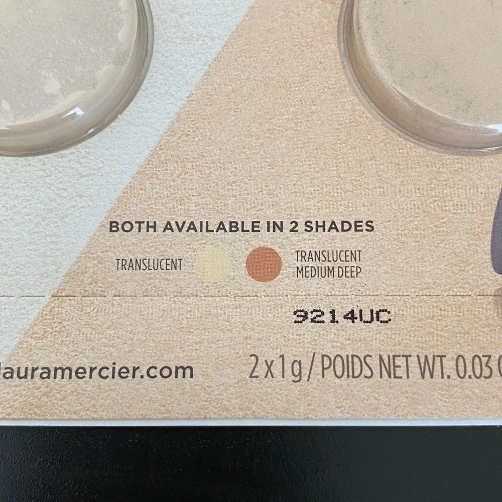 Laura Mercier Translucent Setting Powder duo (Matte finish & Glow finish)